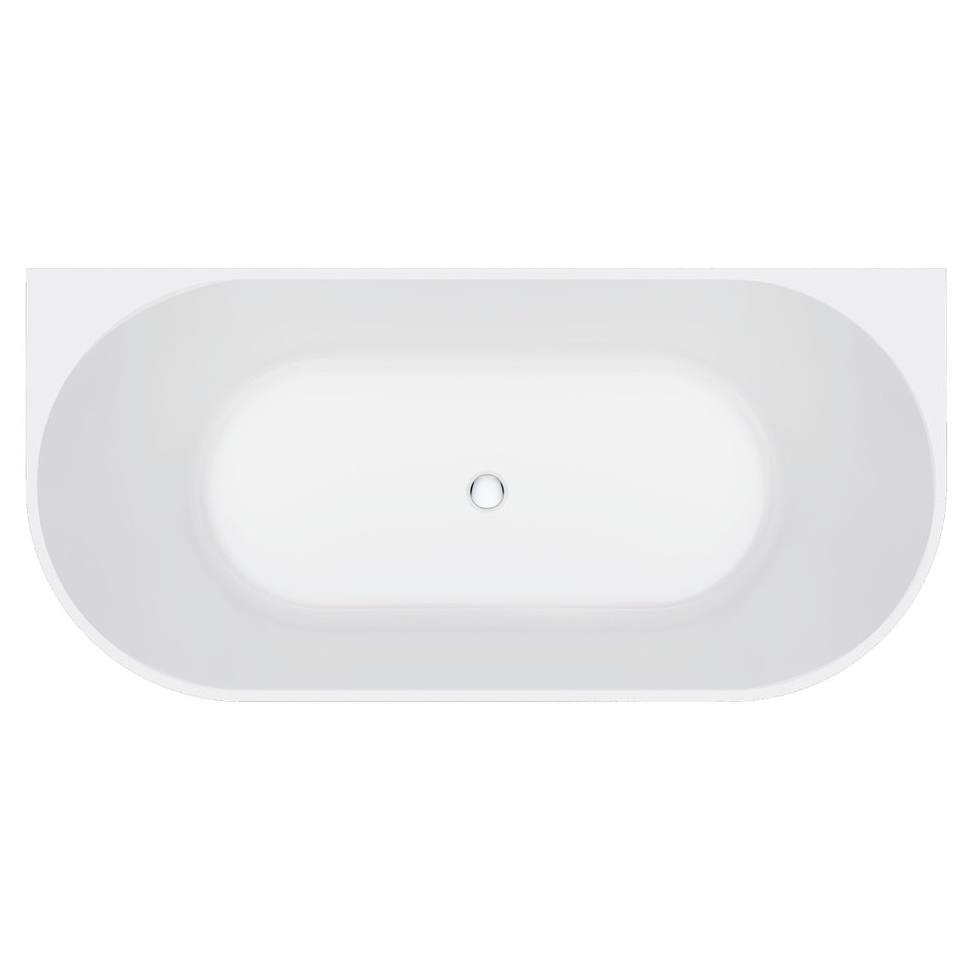 Eleanor Fluted 1700mm Back to Wall Bath