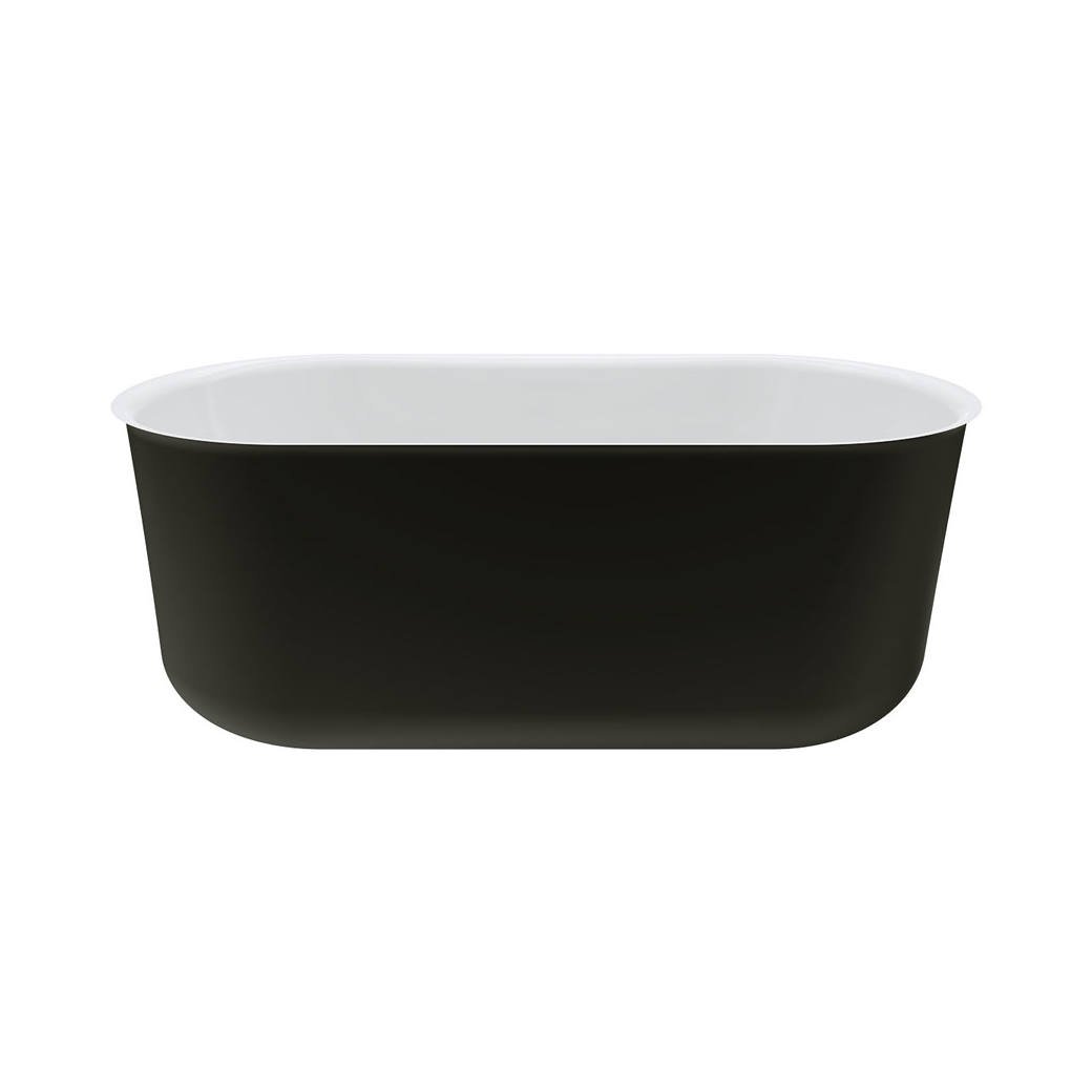 Windsor 1500 Freestanding Acrylic Bath, Matte Black