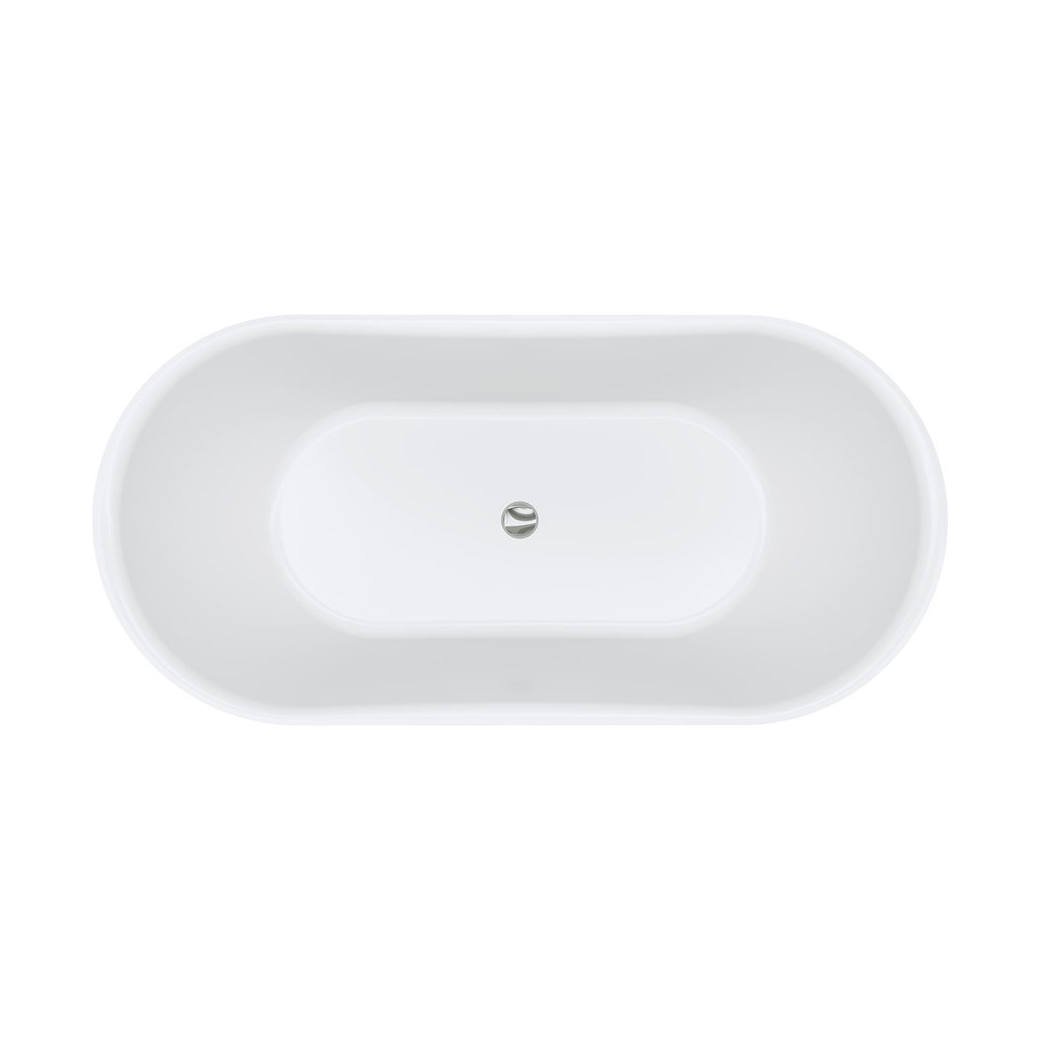 Windsor Freestanding Acrylic Bath, 1500mm, Gloss White