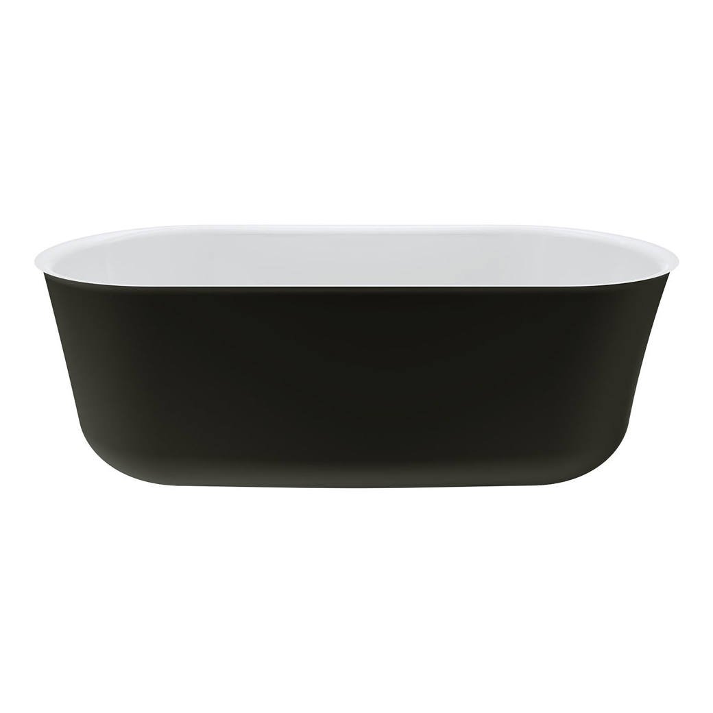 Windsor 1700 Freestanding Acrylic Bath, Matte Black