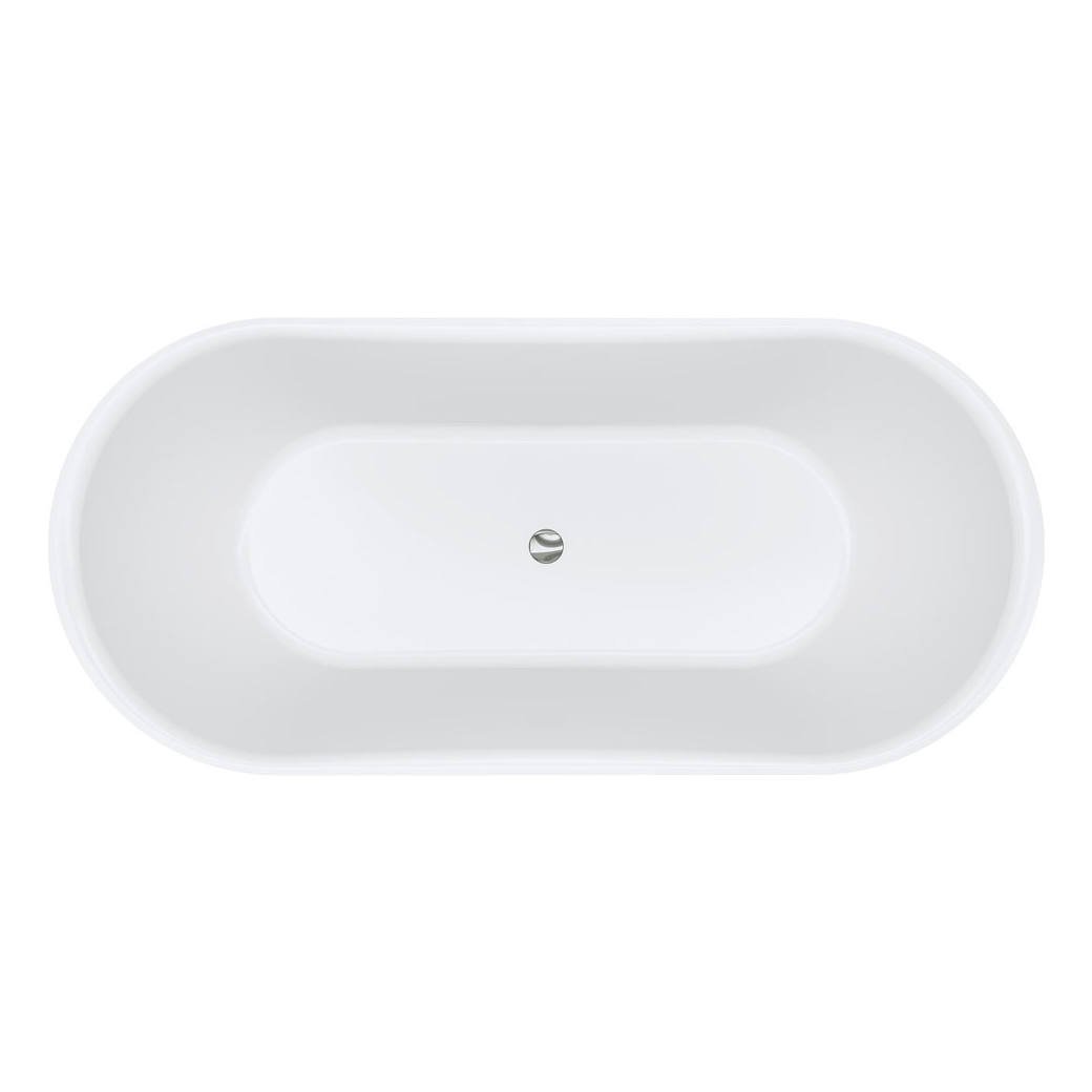 Windsor Freestanding Acrylic Bath, 1700mm, Gloss White