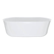 Windsor Freestanding Acrylic Bath, 1700mm, Gloss White