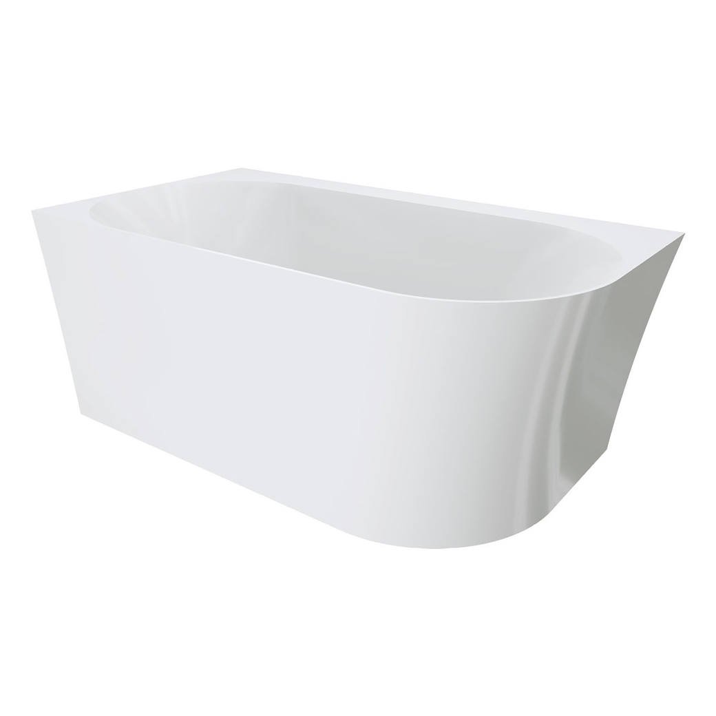 Chloe Right-Hand Acrylic Corner Bath, Gloss White