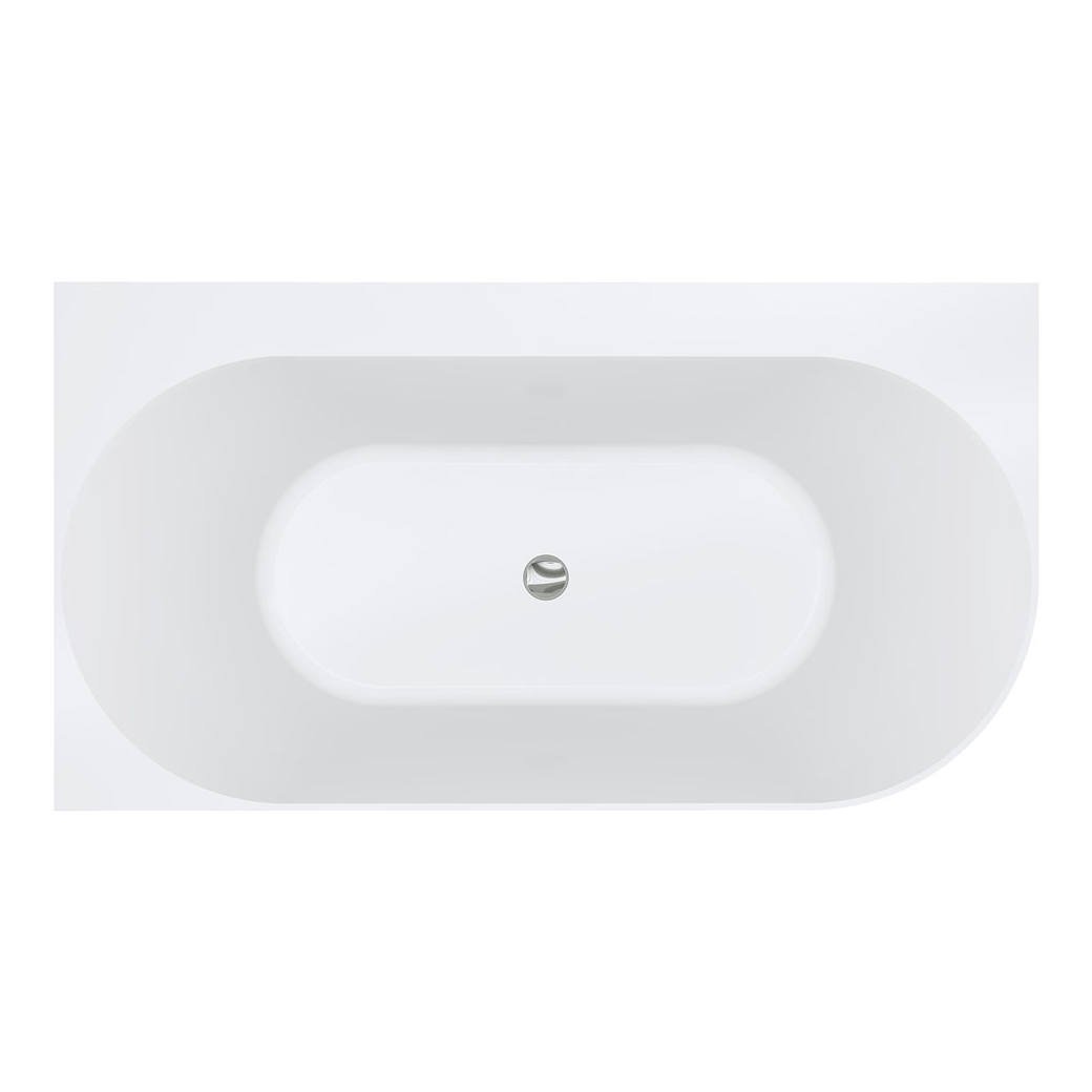Chloe Right-Hand Acrylic Corner Bath, Gloss White