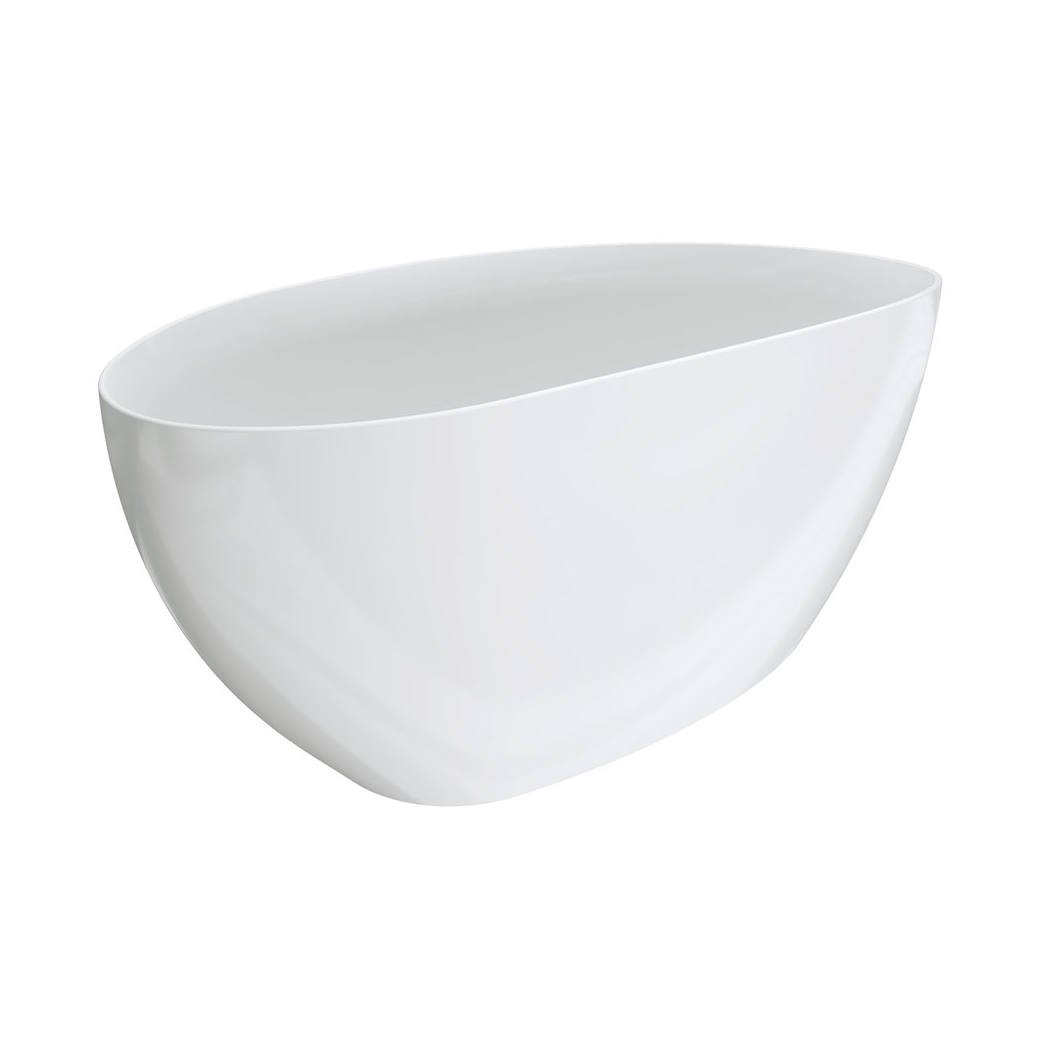 Dayo Freestanding Acrylic Bath, 1500mm, Gloss White