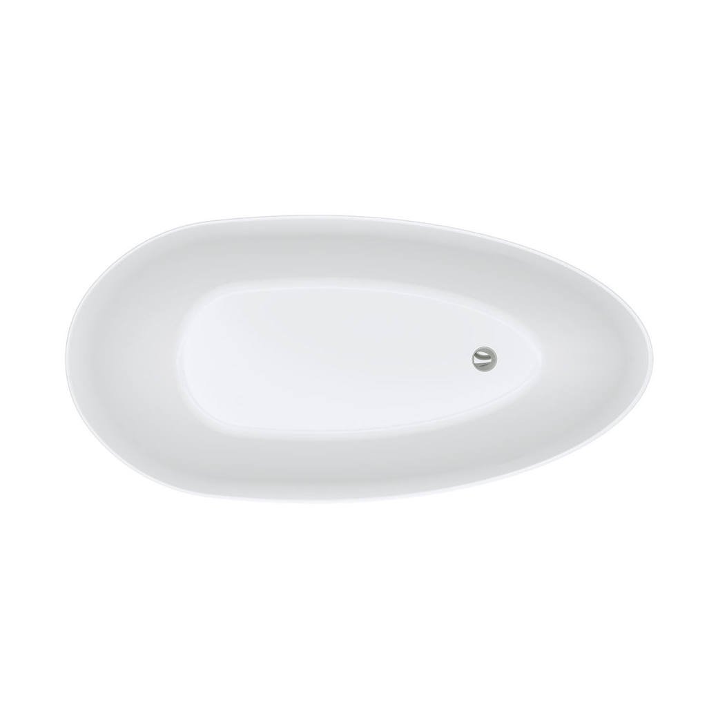 Dayo Freestanding Acrylic Bath, 1500mm, Gloss White