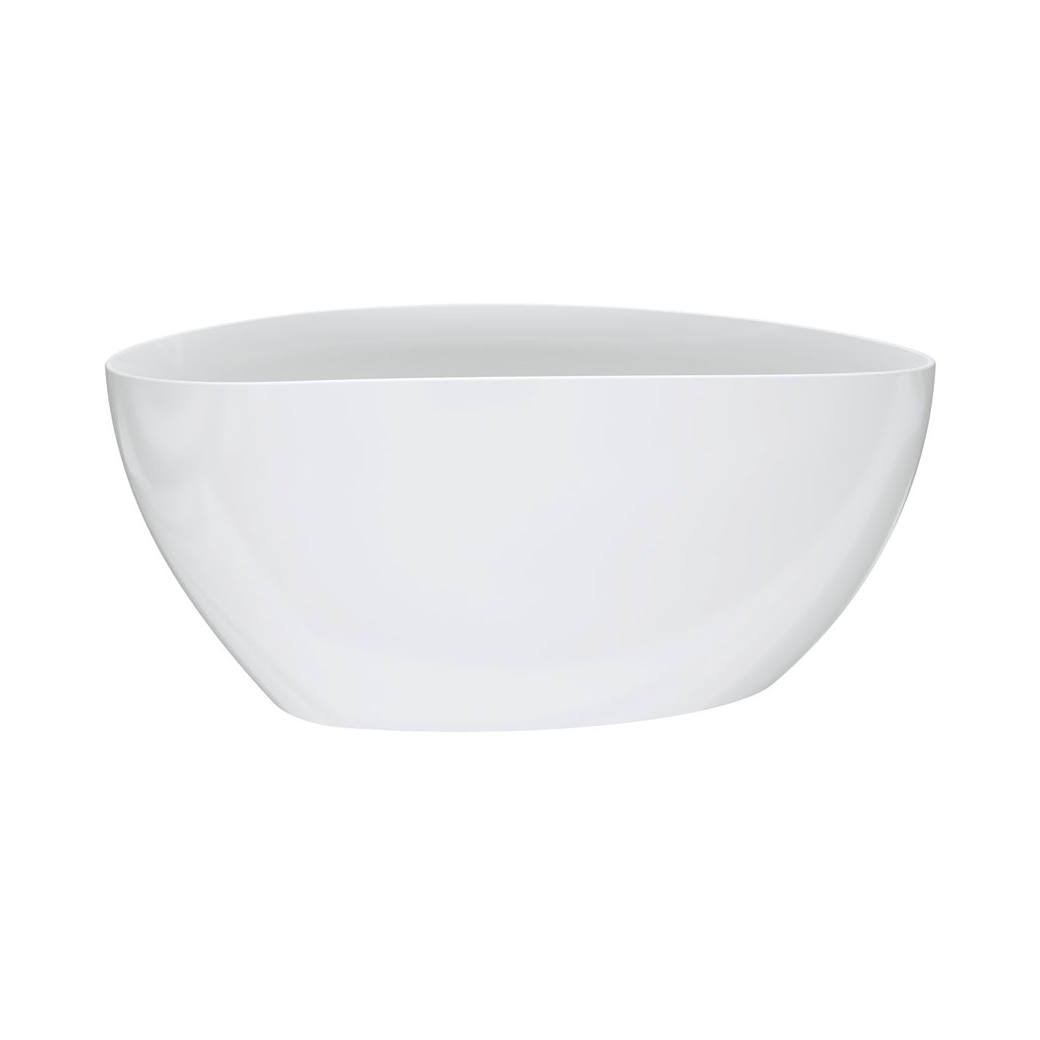 Dayo Freestanding Acrylic Bath, 1500mm, Gloss White