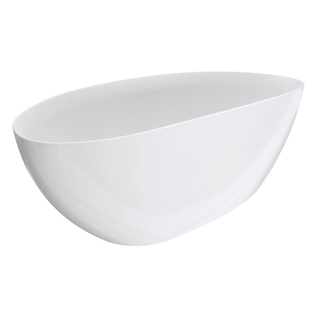 Dayo Freestanding Acrylic Bath, 1700mm, Gloss White