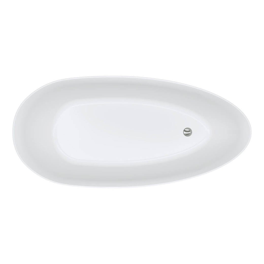 Dayo Freestanding Acrylic Bath, 1700mm, Gloss White