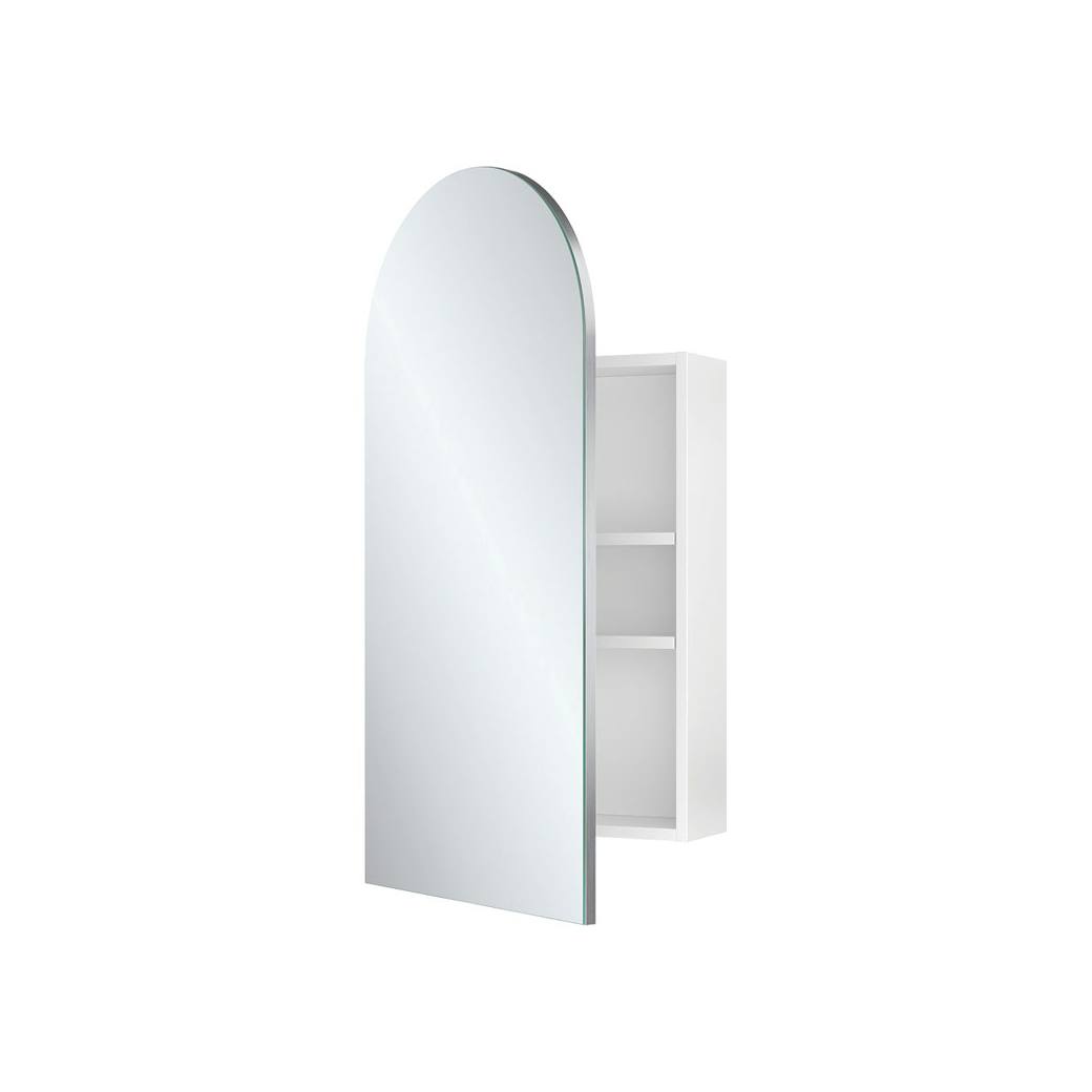Arch Mirror Cabinet 450 x 900mm Frameless