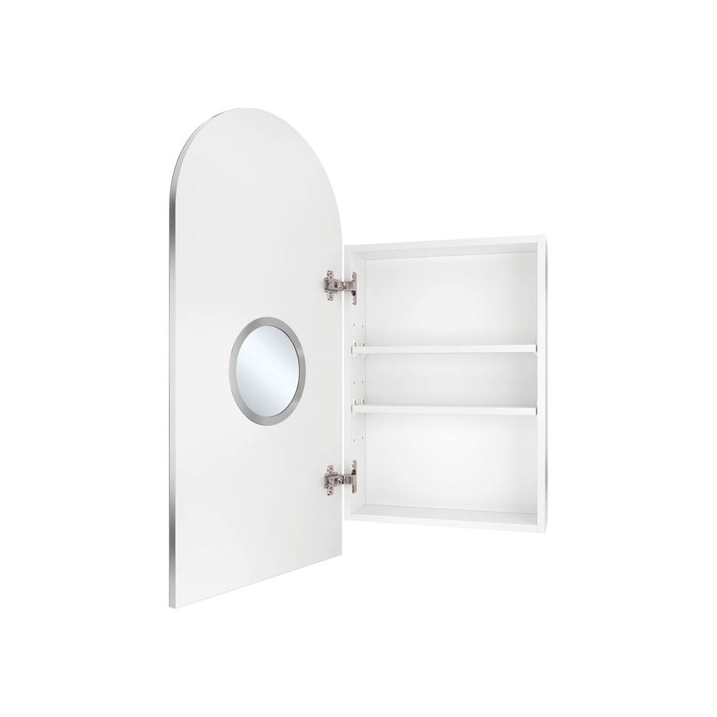 Arch Mirror Cabinet 450 x 900mm Frameless