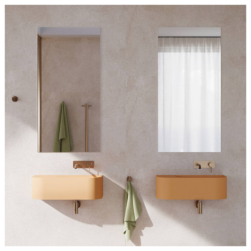 Blanca Concrete Wall Basin, Tuscan