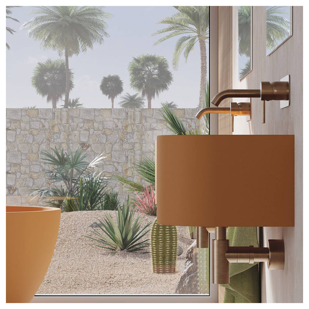 Blanca Concrete Wall Basin, Tuscan