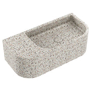 Blanca Concrete Wall Basin, Terrazzo