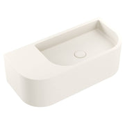 Blanca Concrete Wall Basin, Warm White