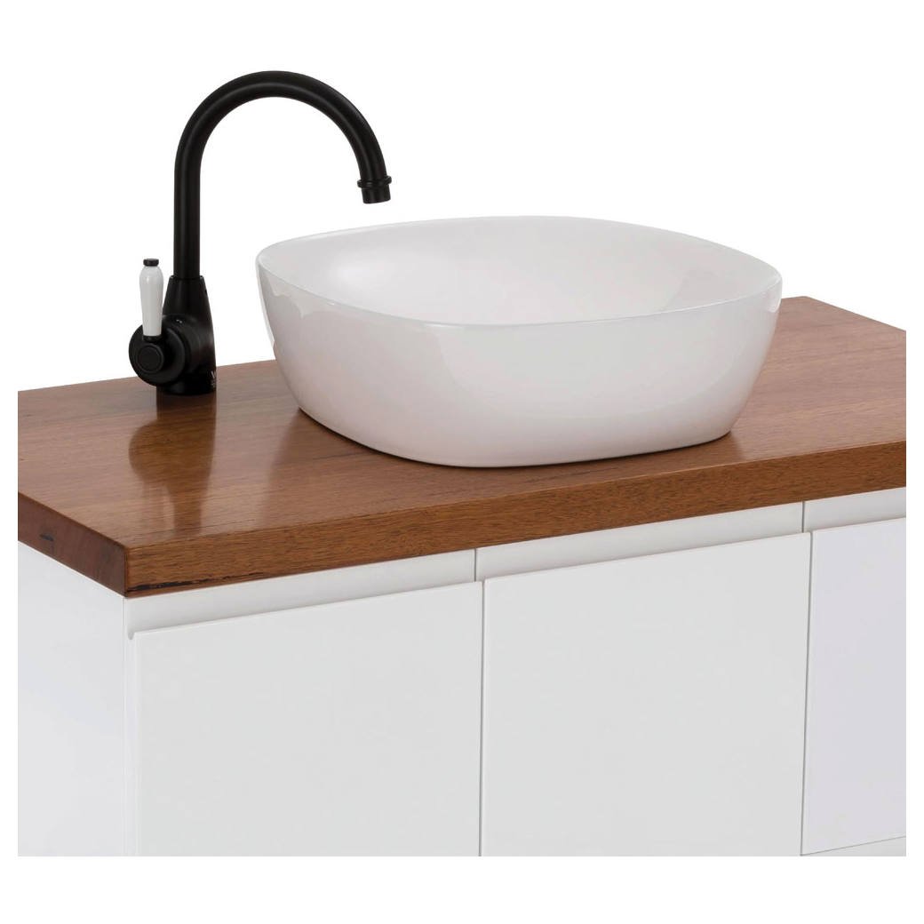 Koko 370 Above Counter Basin, Gloss White