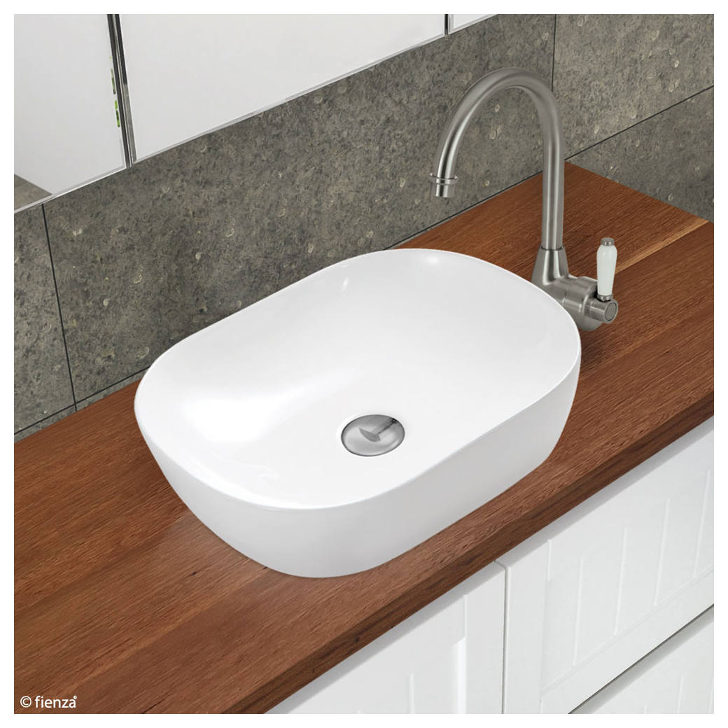 Koko 465 Above Counter Basin, Matte White