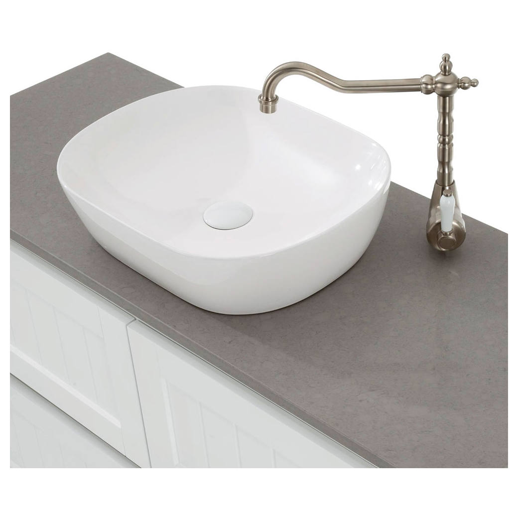 Koko 465 Above Counter Basin, Gloss White