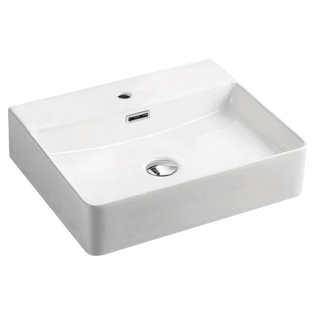 Petra Above Counter Basin, 1TH, Gloss White