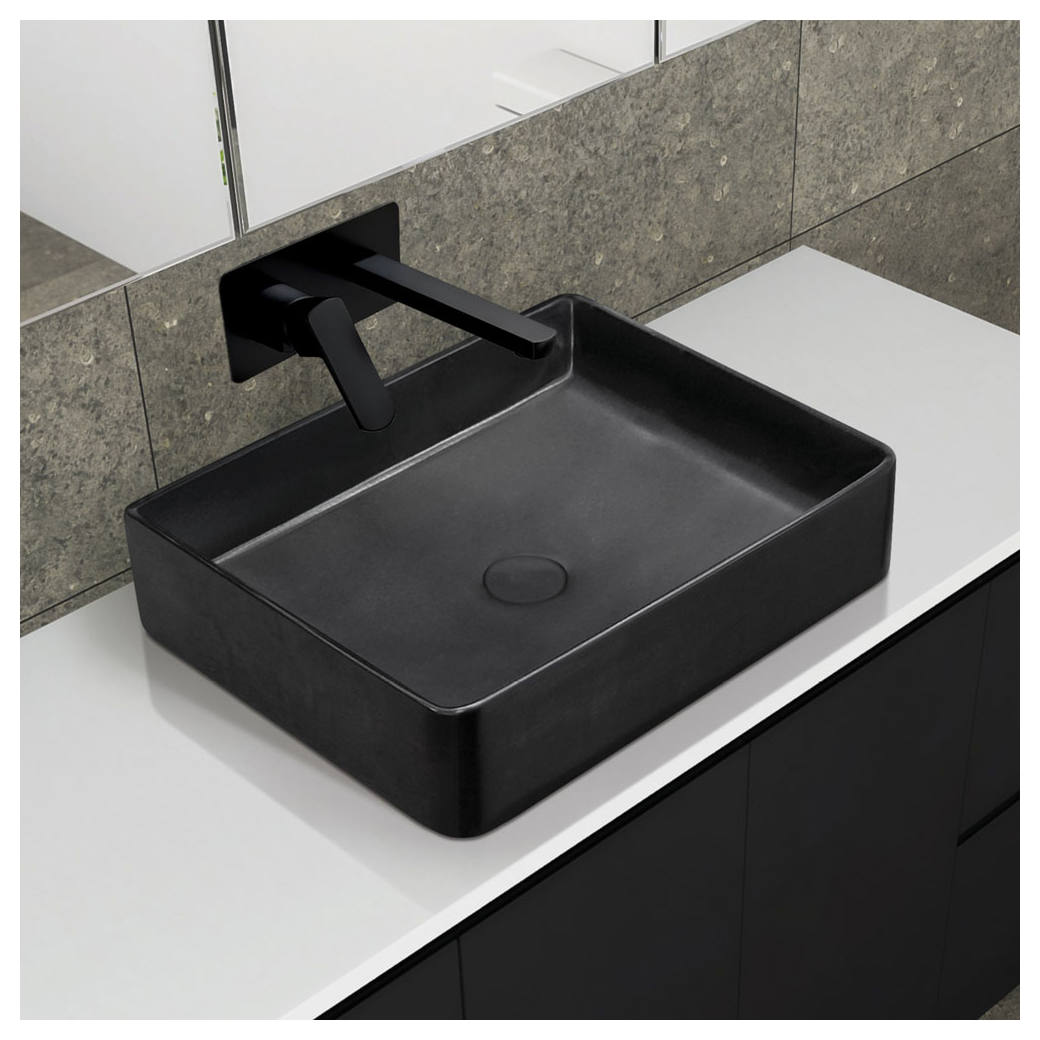 Luciana Above Counter Basin, Matte Black
