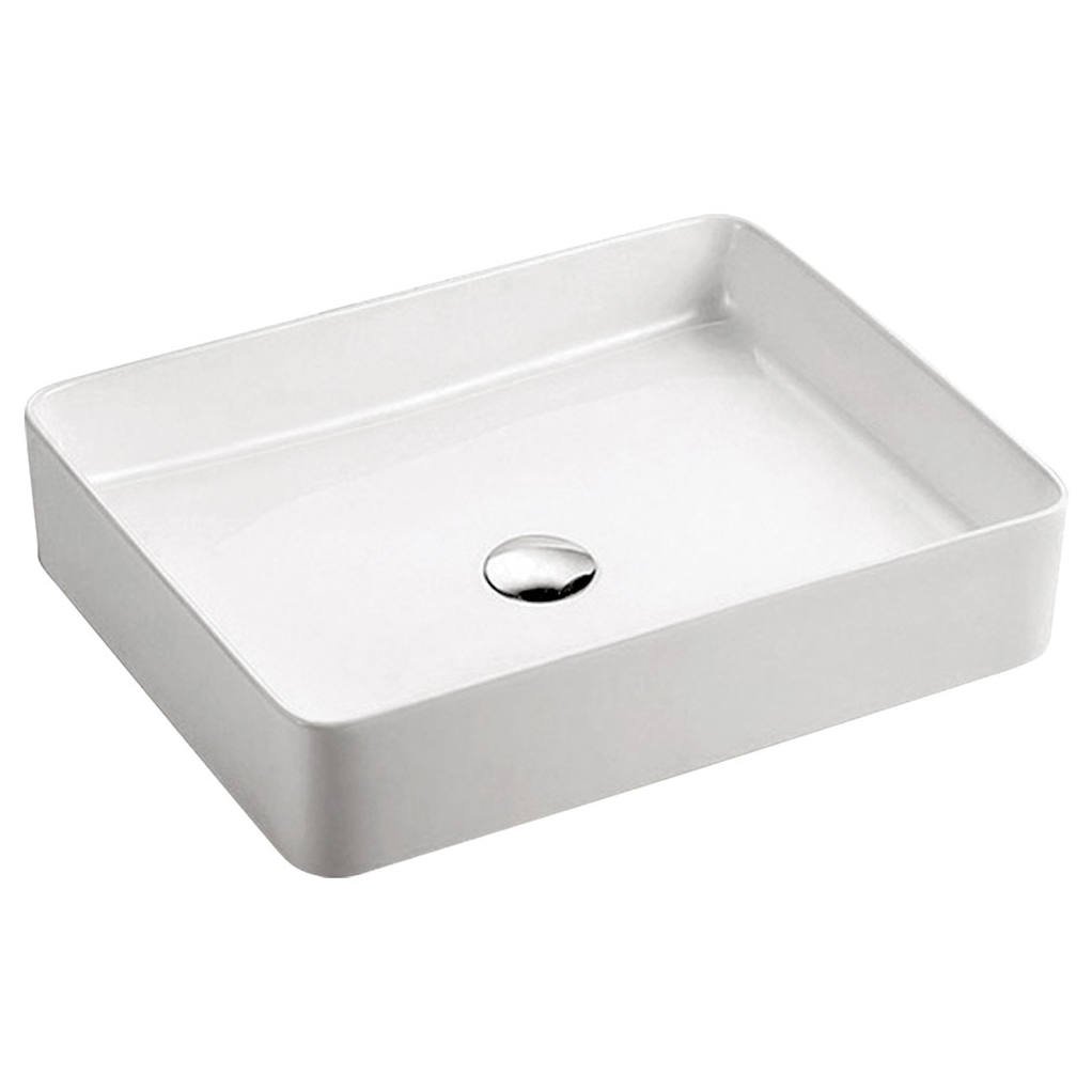 Luciana Above Counter Basin, Gloss White