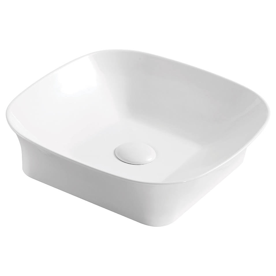 Chloe Above Counter Basin, Gloss White