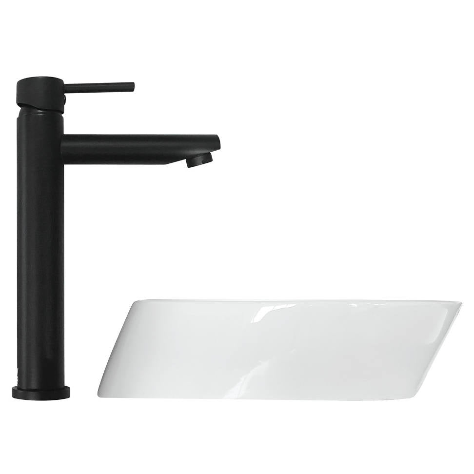 Alix Above Counter Basin, Gloss White
