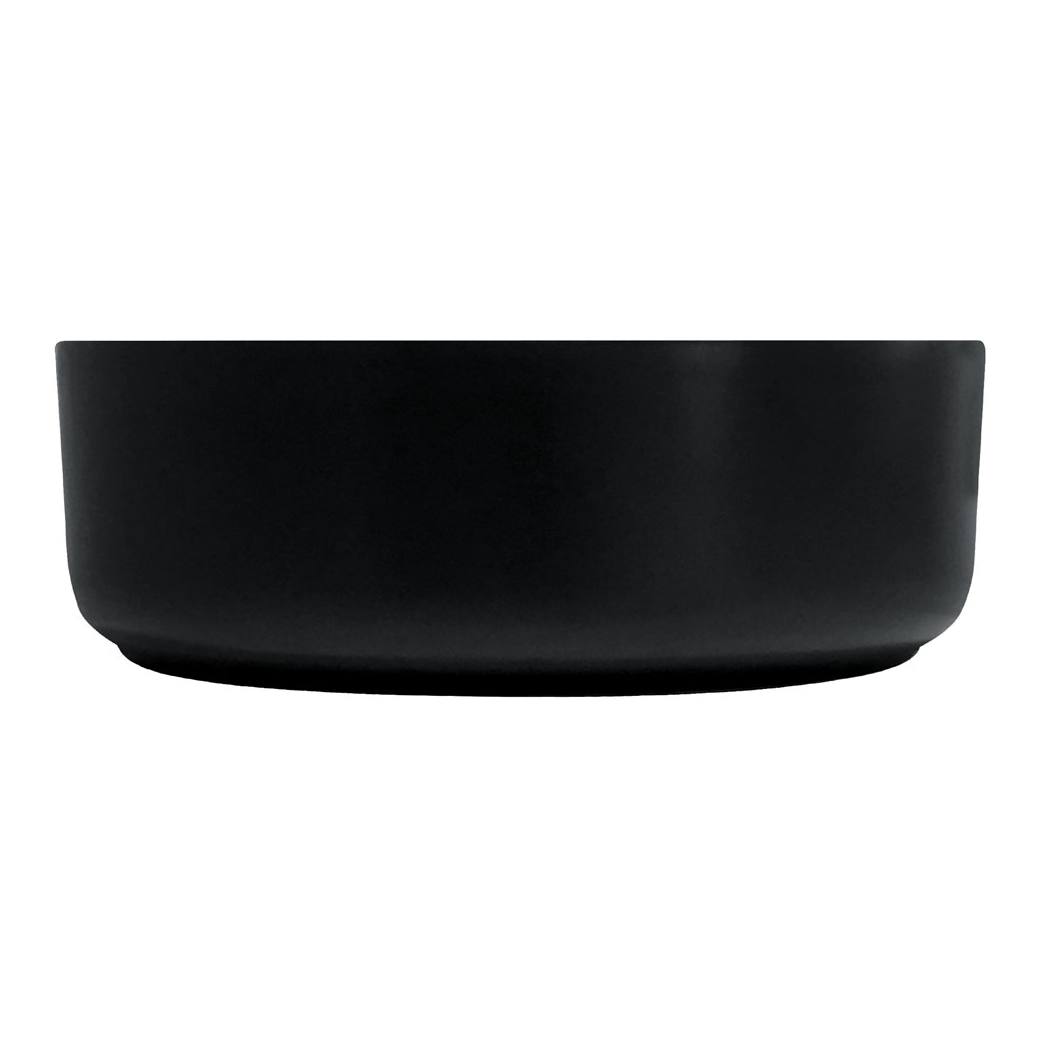 Reba Above Counter Basin, Matte Black