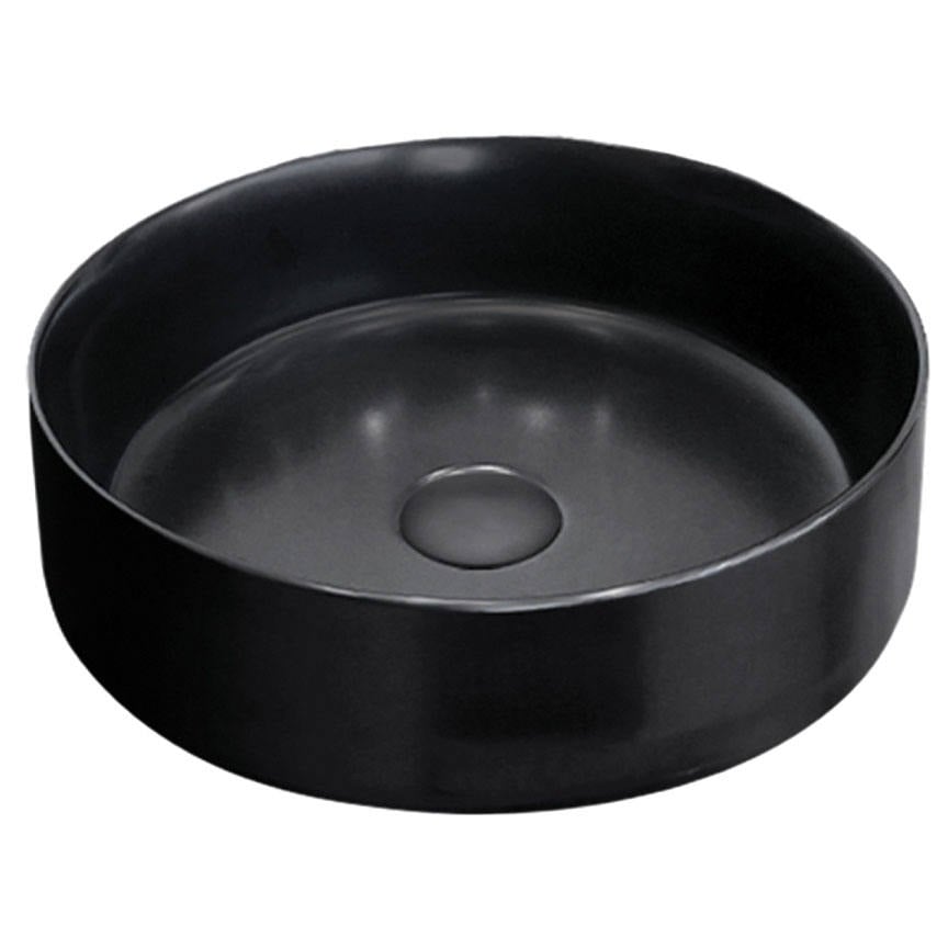 Reba Above Counter Basin, Matte Black