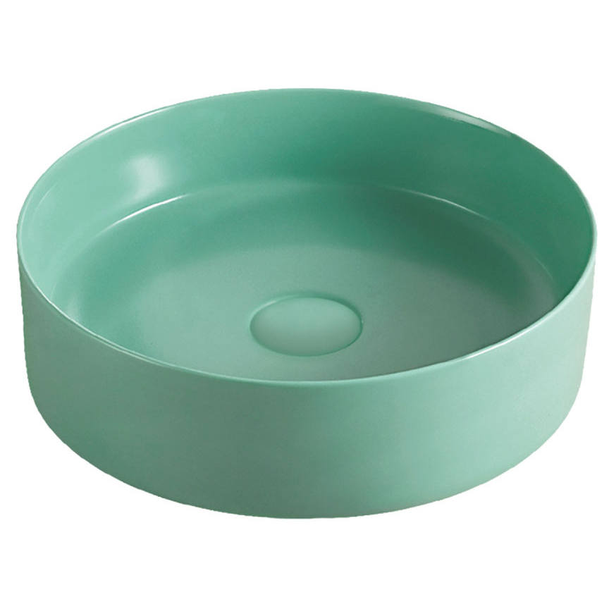 Reba Above Counter Basin, Matte Green
