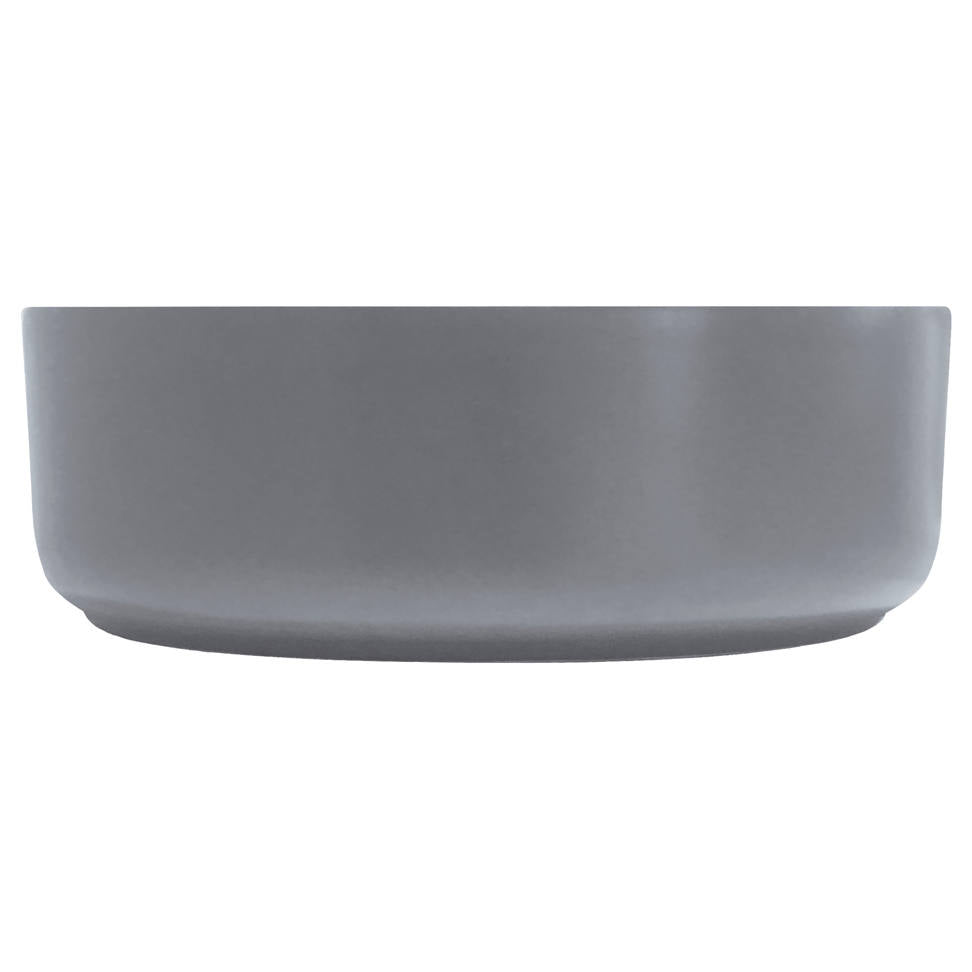 Reba Above Counter Basin, Matte Light Grey