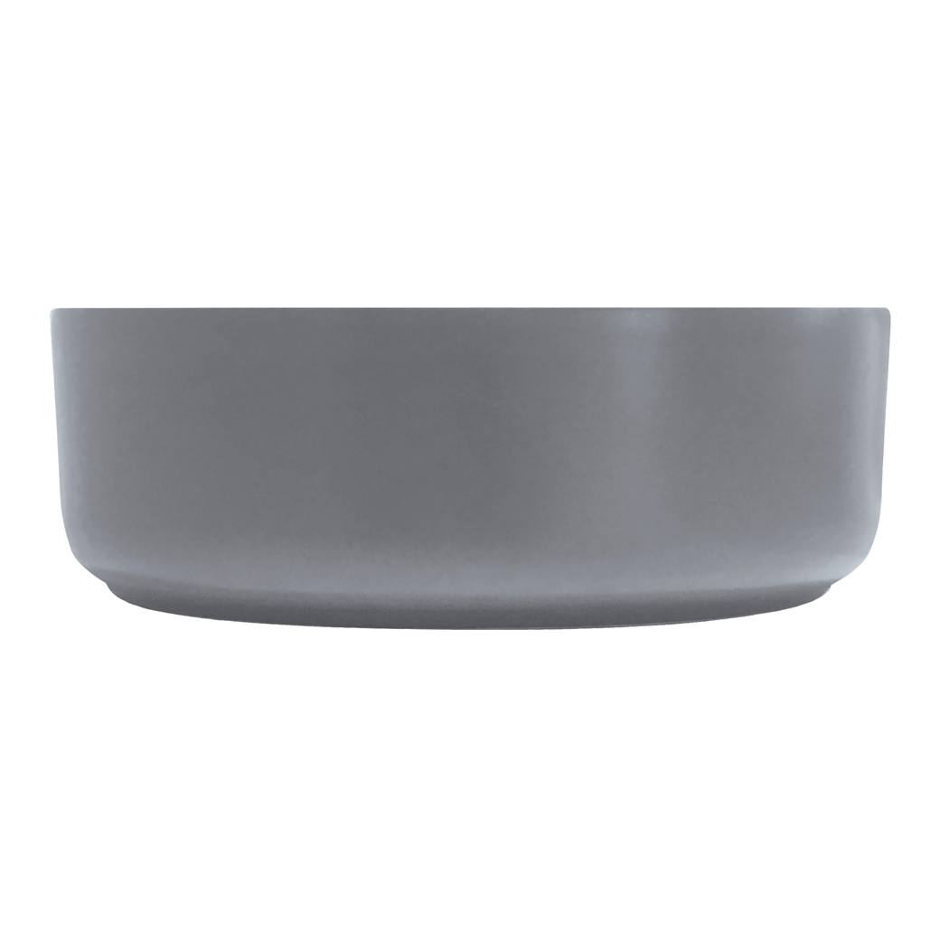 Reba Above Counter Basin, Matte Light Grey