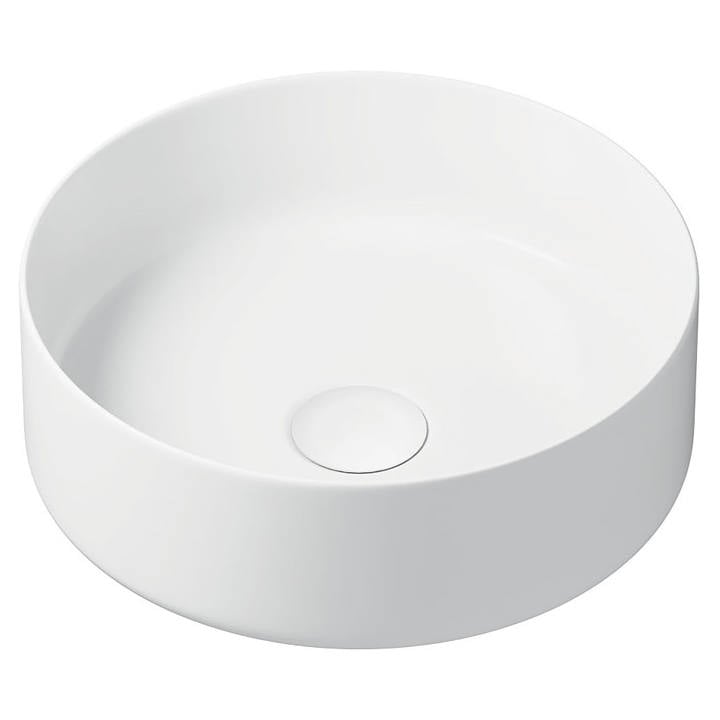 Reba Mini Above Counter Basin, Gloss White