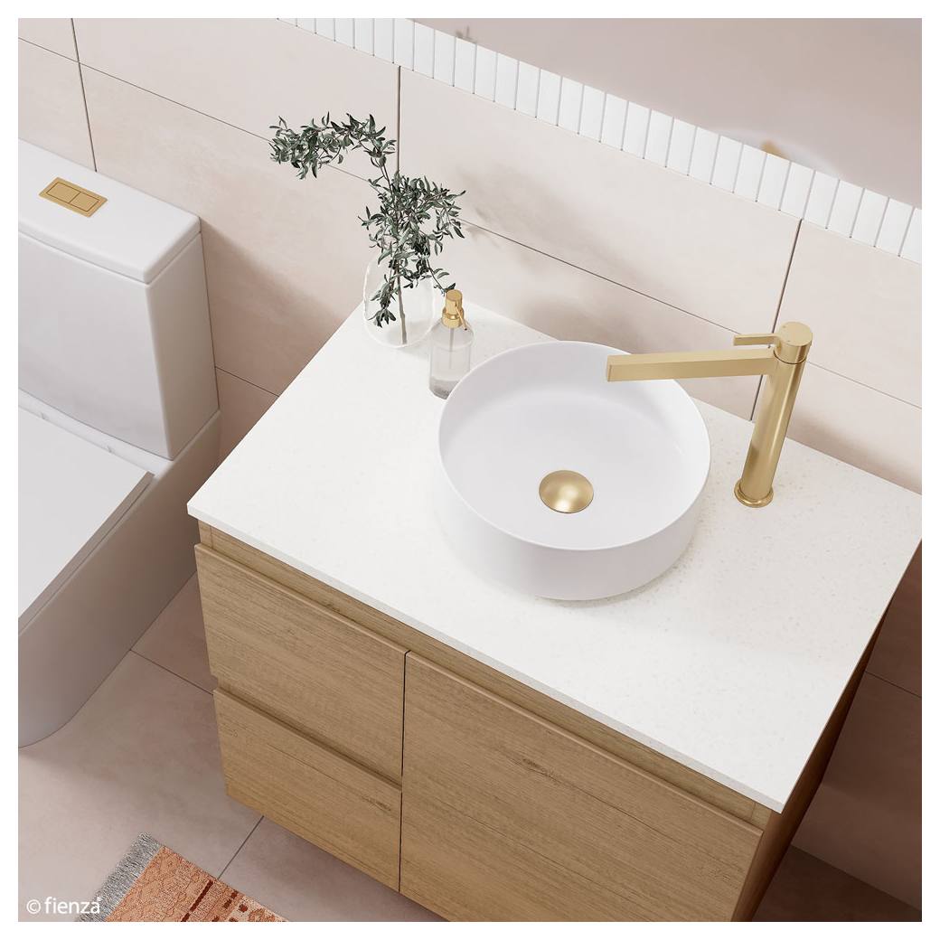 Reba Mini Above Counter Basin, Gloss White