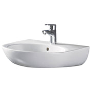 Stella Care Wall Basin (No Shroud), 1TH, Gloss White