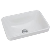Sarah Semi-Inset Basin, Gloss White