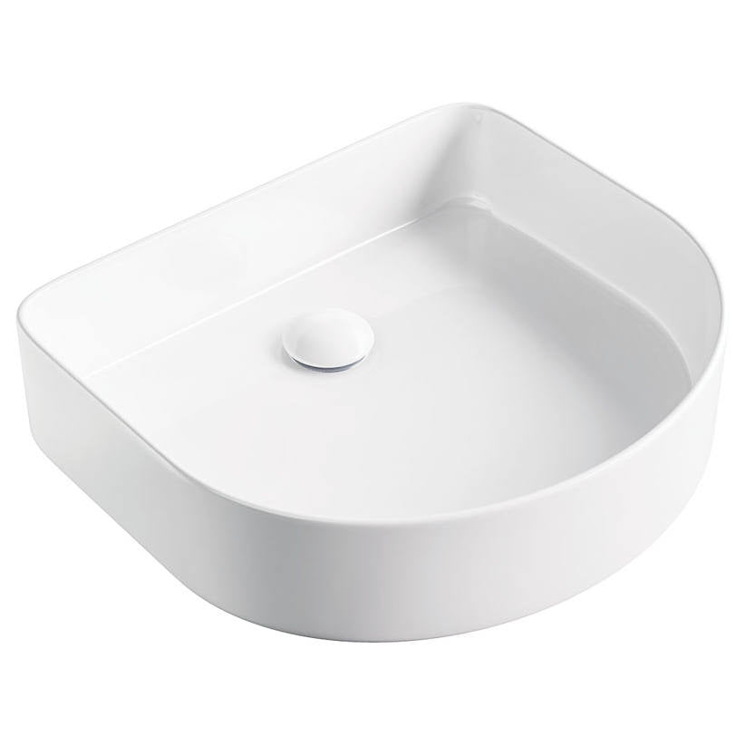 Forma Above Counter Basin, Gloss White – Schots Home Emporium