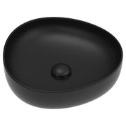 Pebble Small Above Counter Basin, Matte Black