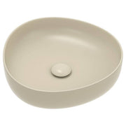 Pebble Small Above Counter Basin, Matte Khaki