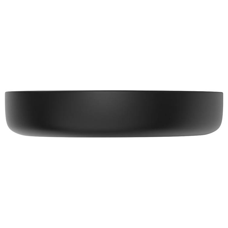 Pebble Medium Above Counter Basin, Matte Black