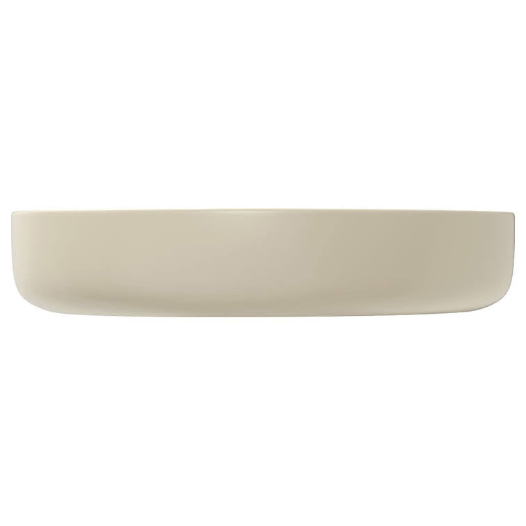 Pebble Medium Above Counter Basin, Matte Khaki