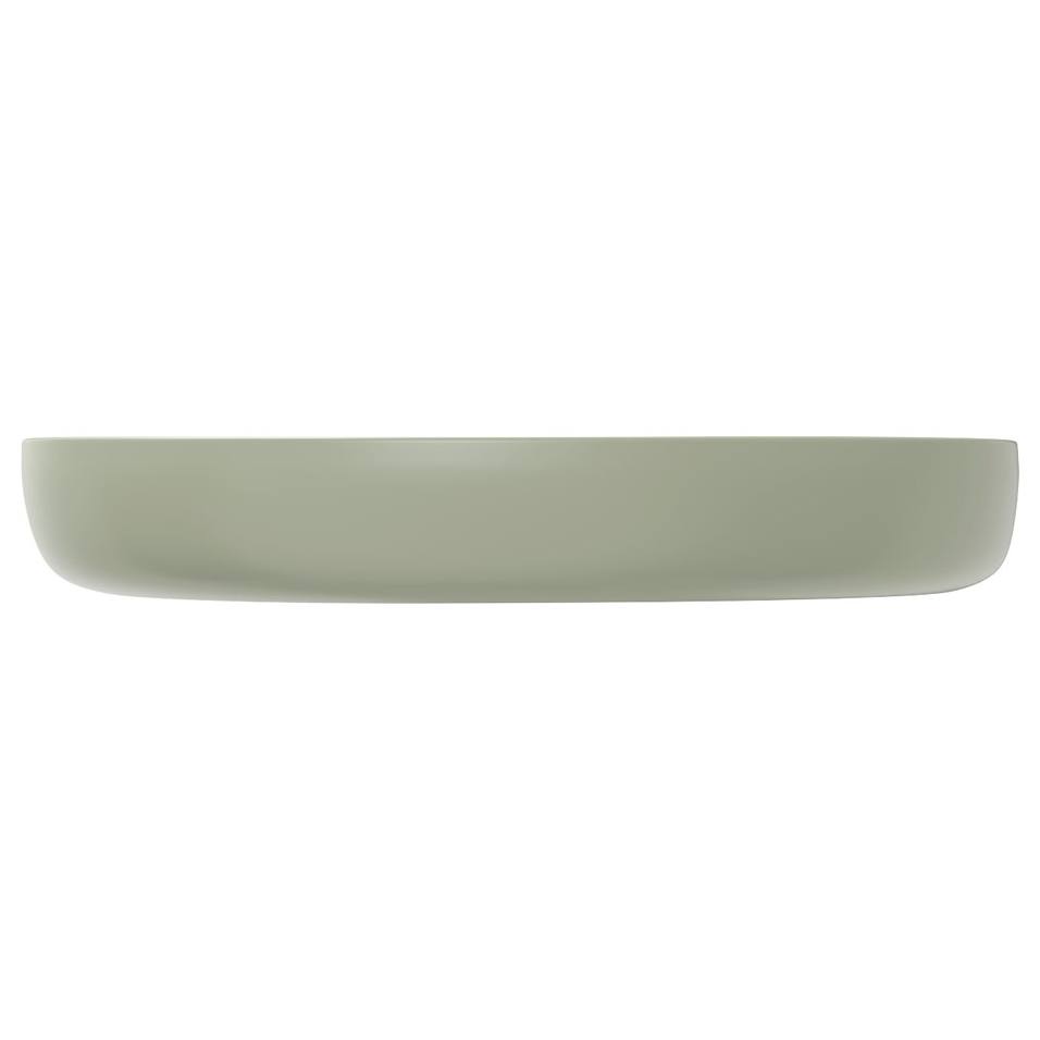 Pebble Large Above Counter Basin, Matte Olive
