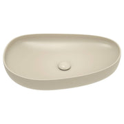 Pebble Large Above Counter Basin, Matte Khaki