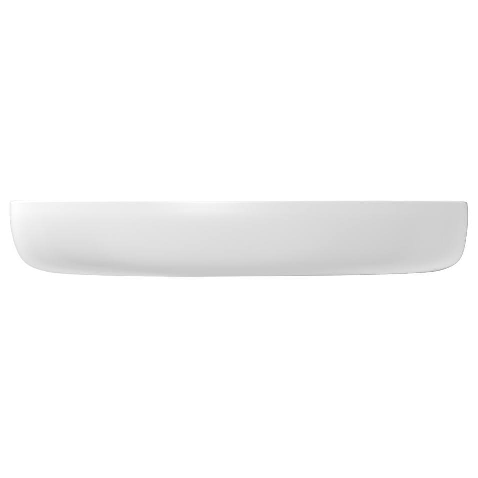 Pebble Large Above Counter Basin, Matte White