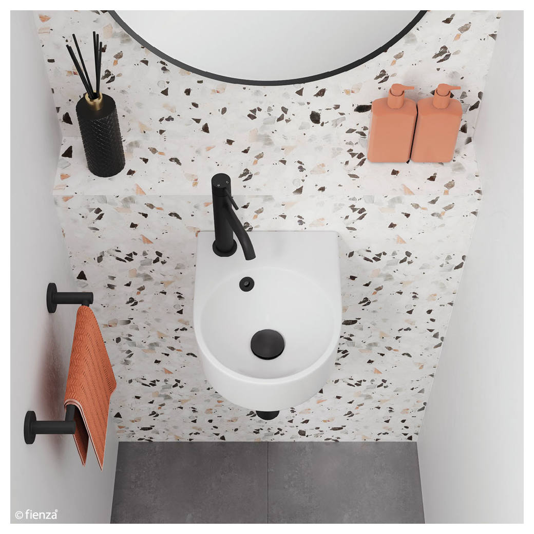 Junior Wall Basin, Gloss White