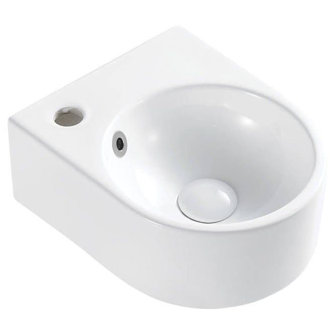 Junior Wall Basin, Gloss White