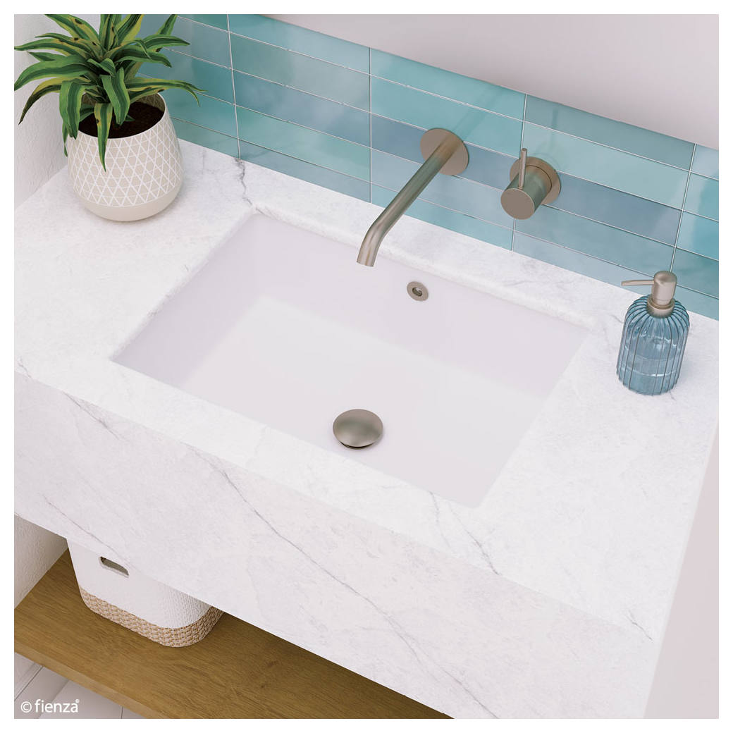 Petra Undermount Basin, Gloss White