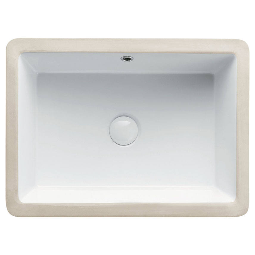 Petra Undermount Basin, Gloss White