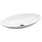 Keeto Above Counter Basin, Gloss White