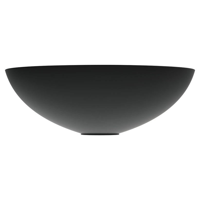 Aluca Above Counter Basin, Matte Black